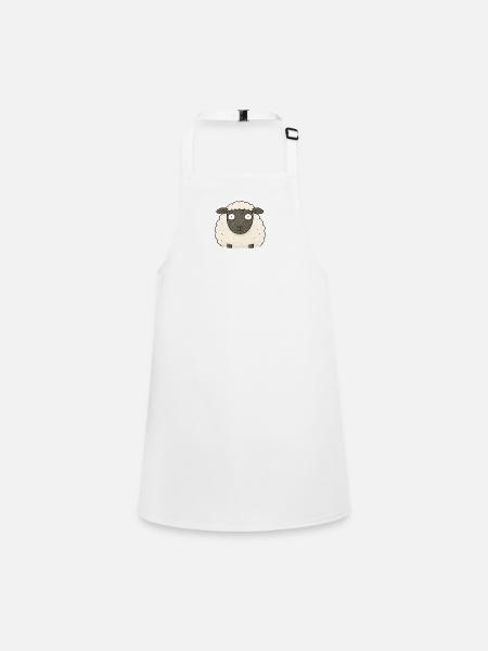 TINY ACTIVISTS | Sheep - Children's Apron - white - Front