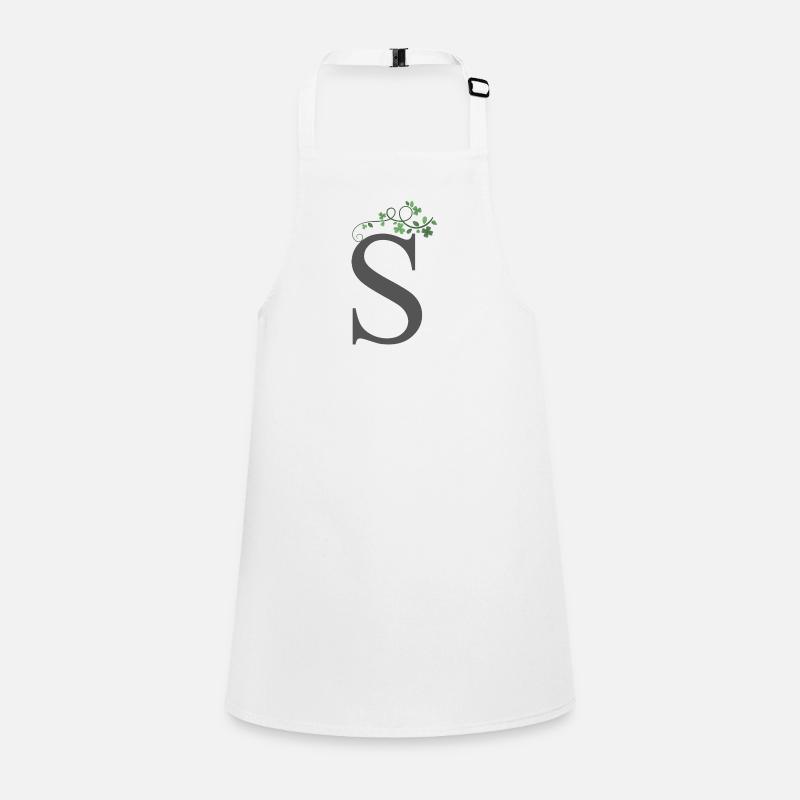 S with shamrocks Children's Apron