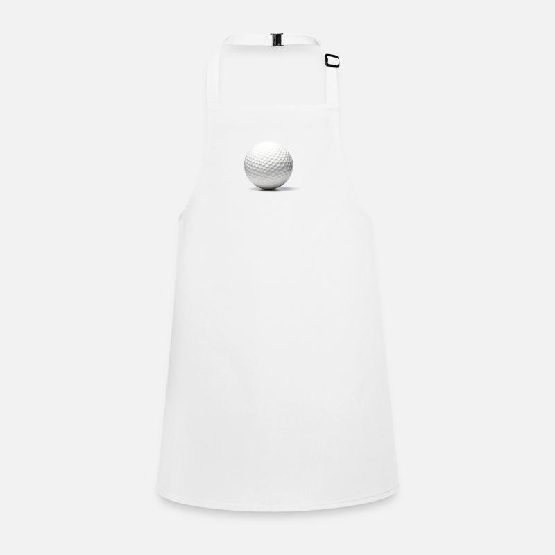 The golf ball. Children's Apron