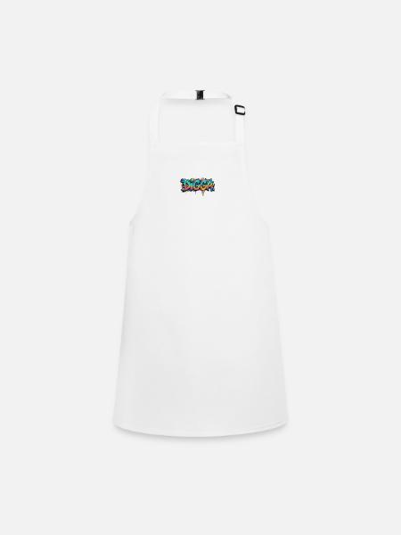 Digga Graffiti Neon Burst - Children's Apron - white - Front