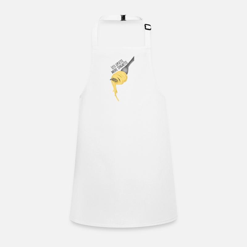 Less upsetti more spaghetti Children's Apron