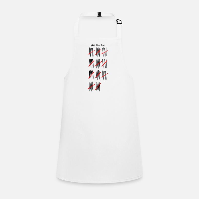 Abstract Expressionist Line Art Design Children's Apron