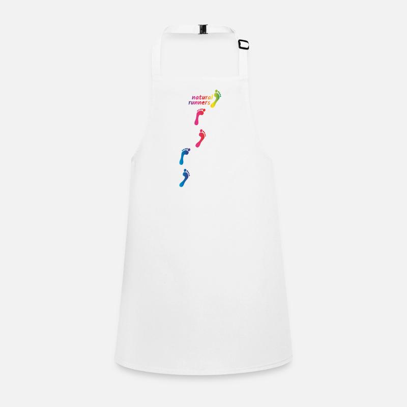 Rainbow Footprints - marcher pieds nus dans la vie Tablier Enfant