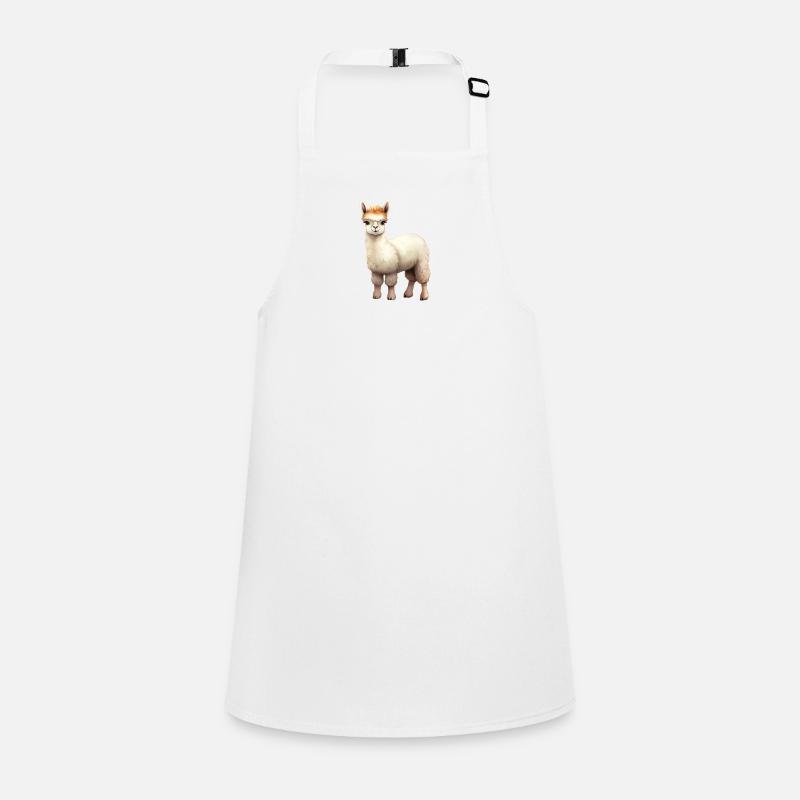 Lama mignon classe Design classe Lama animal Tablier Enfant