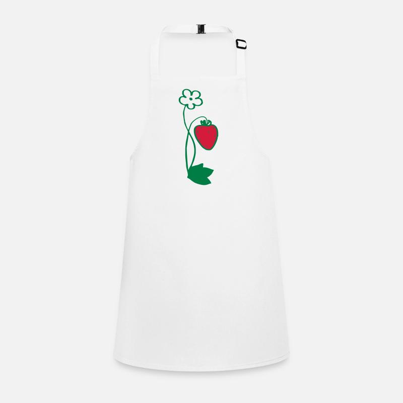 Erdbeere Schürze für Kinder