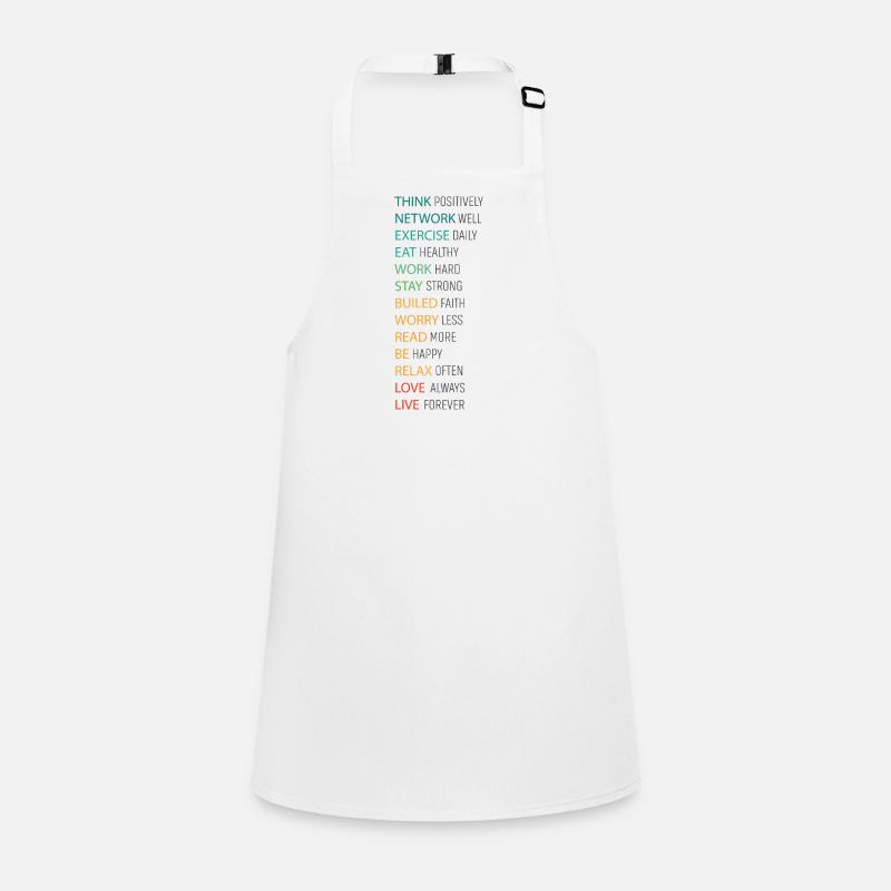 POSITIV DENKEN Schürze für Kinder