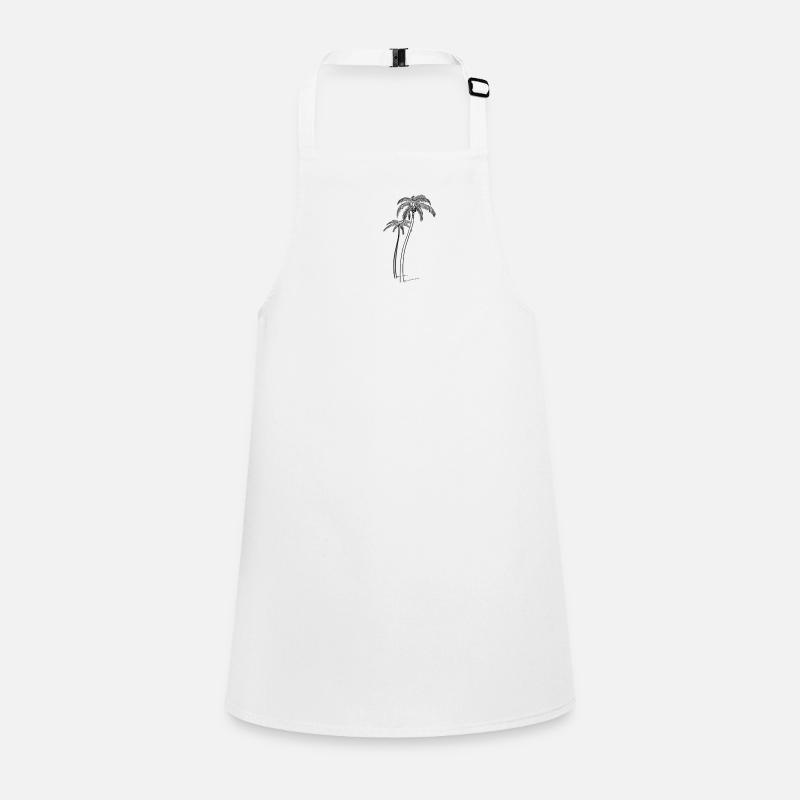 Palm trees with coconut Children's Apron