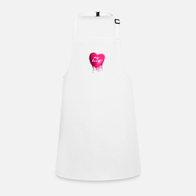 my love,love,heart,graffiti,pink,sprayart,love Children's Apron
