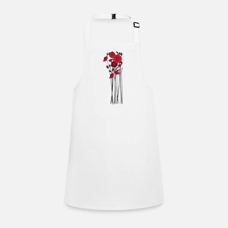 Illustration de fleurs de galets Tablier Enfant