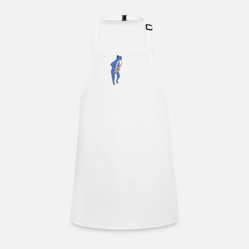 JAZZ CAT PLAYING SAXOPHONE - SAX CAT Children's Apron