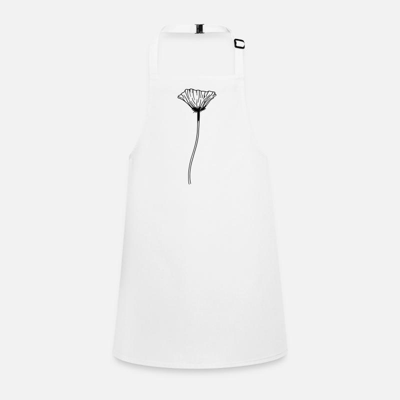 Fleur de pavot Tablier Enfant