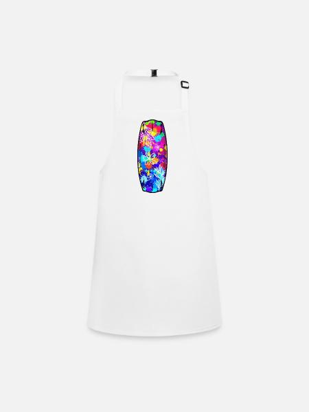 Planche de surf, Sports nautiques, Wakeboard, Surf, Ski nautique - Tablier Enfant - blanc - Devant