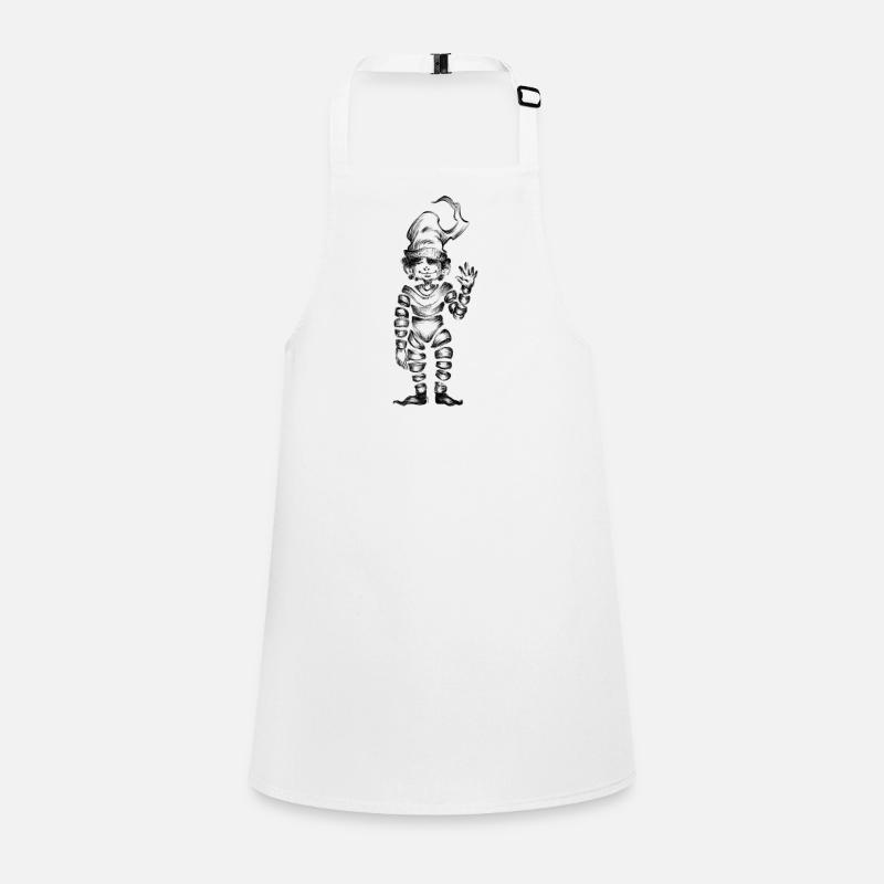 Petit invisible noir Tablier Enfant