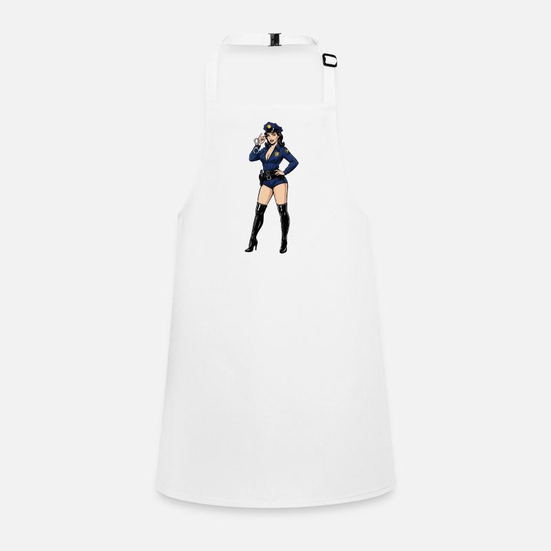 Policier pin-up Tablier Enfant