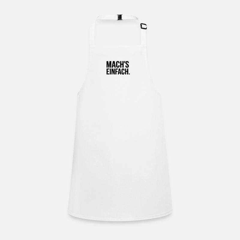 Mach einfach Schürze für Kinder