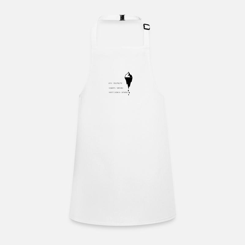 Klimaschutz Sprüche Geschenkidee Schürze für Kinder