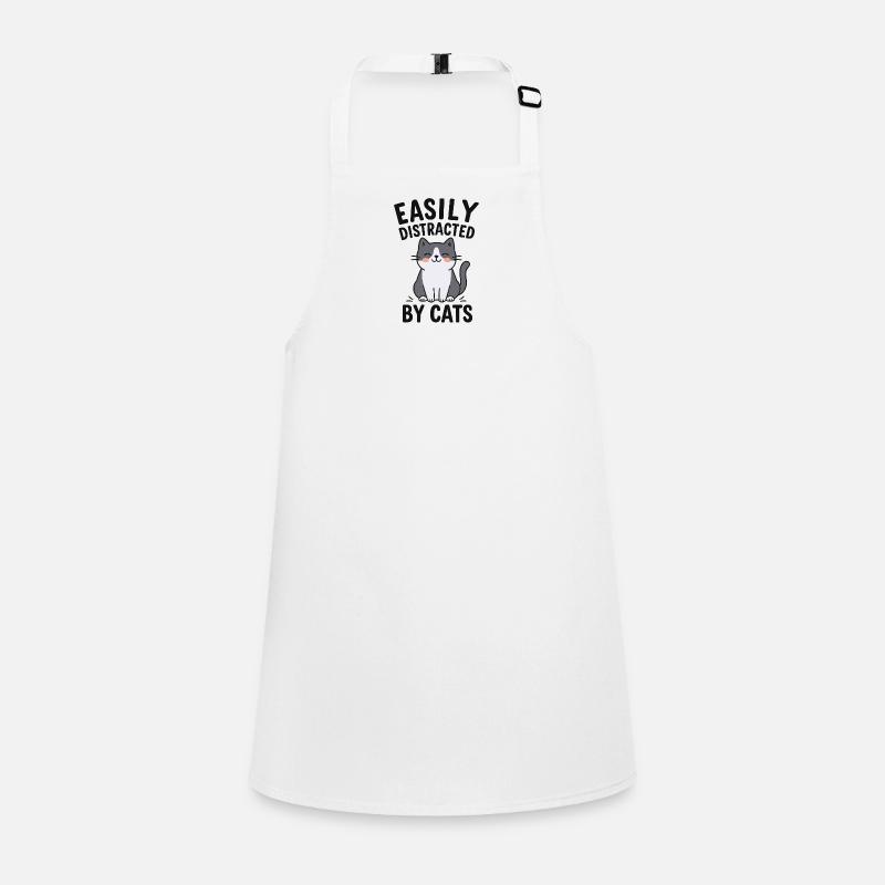 Humorous Cat Theme Design Children's Apron