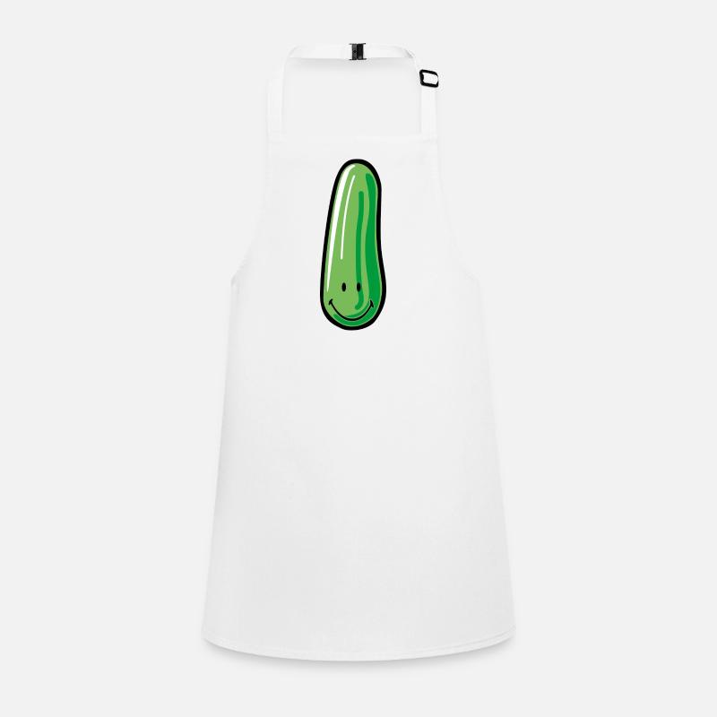 Smiley Cucumber Children's Apron