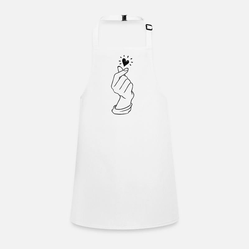 Finger heart Children's Apron