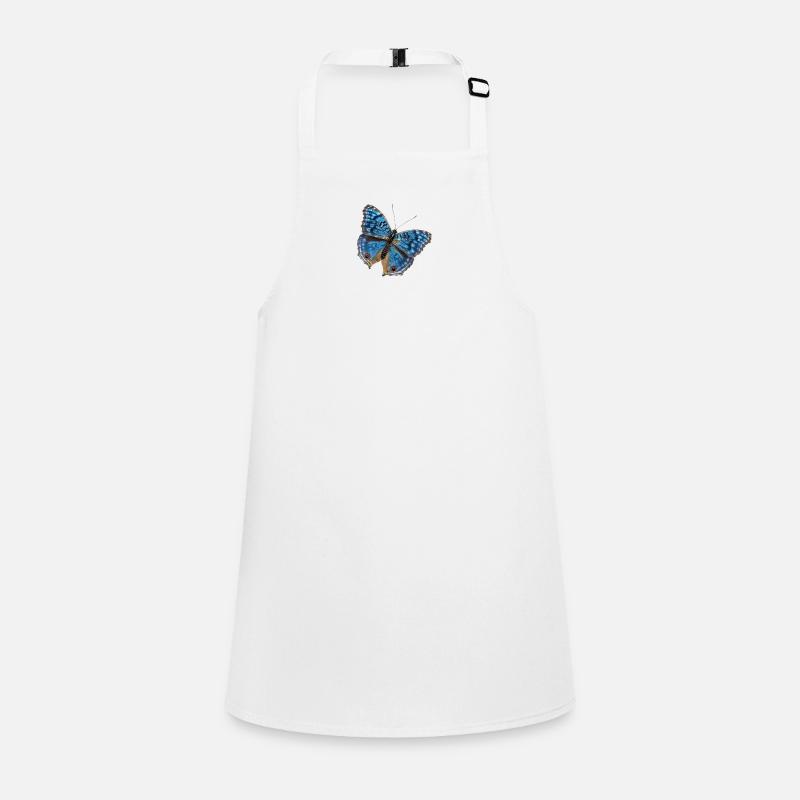 Blauer Schmetterling Schürze für Kinder