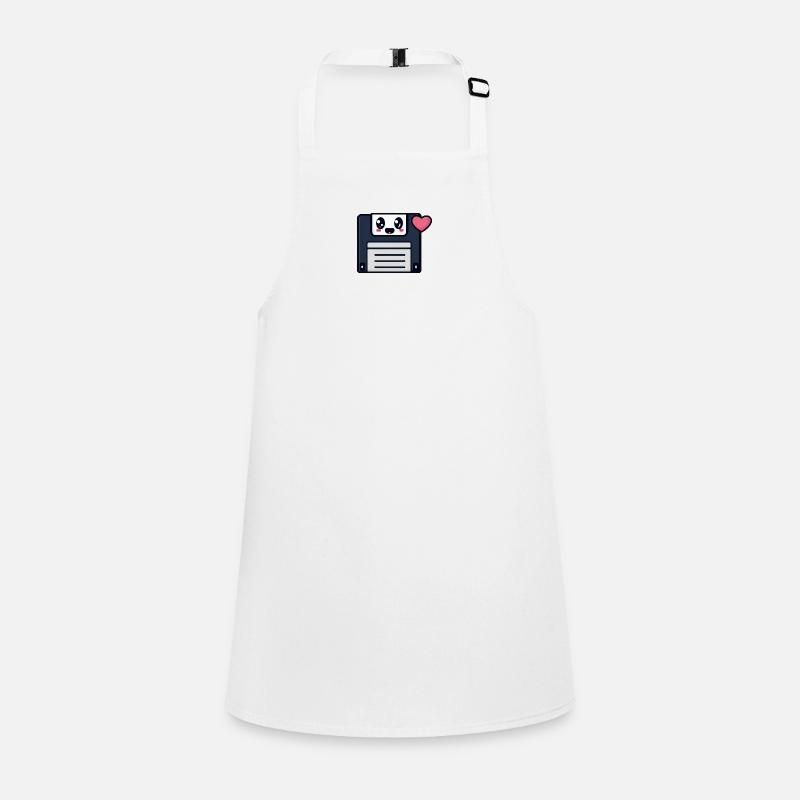 Cute Floppy Disk, kawaii! Children's Apron