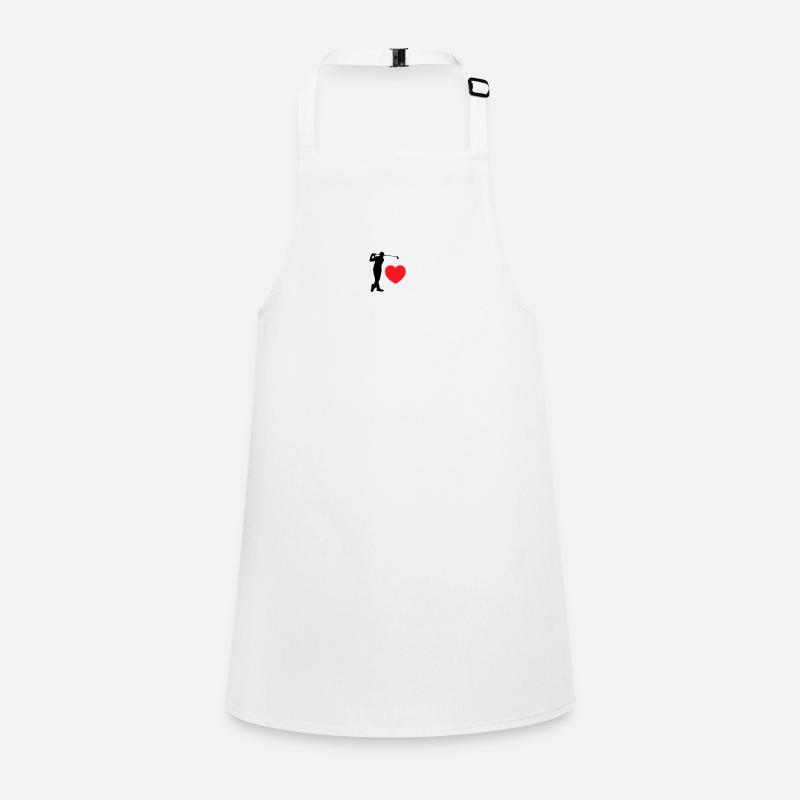 Love Golf - le joueur de golf Tablier Enfant