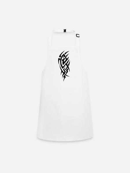 tribal tattoo - Schürze für Kinder - Weiß