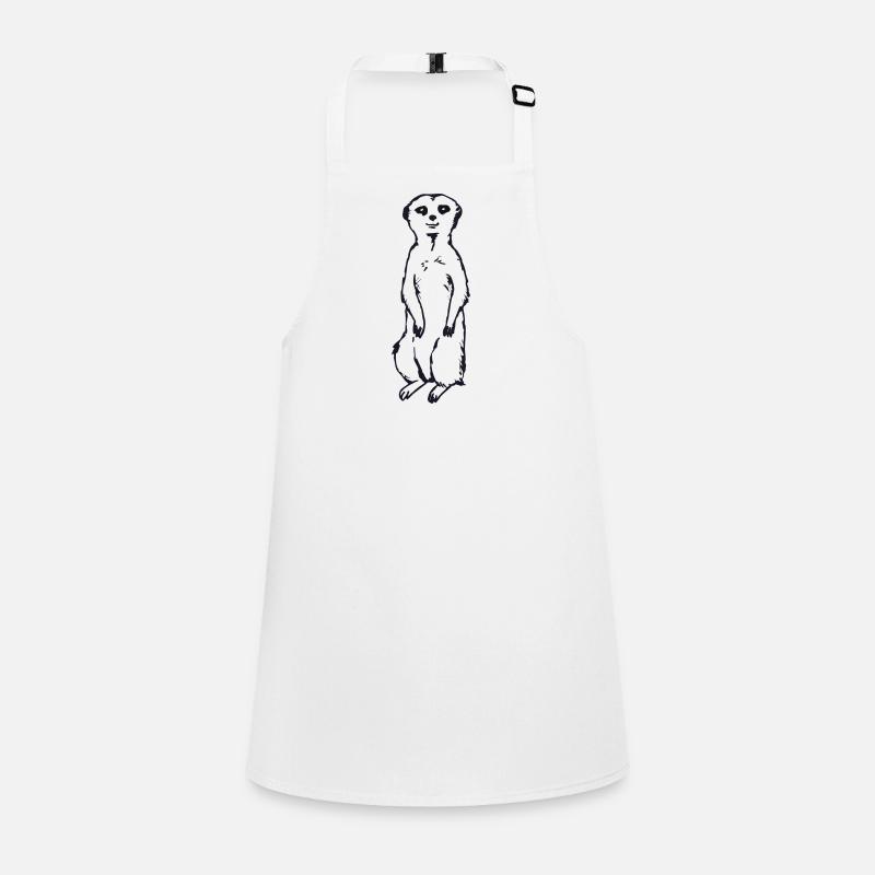 Erdmännchen Baby Geschenkidee Schürze für Kinder