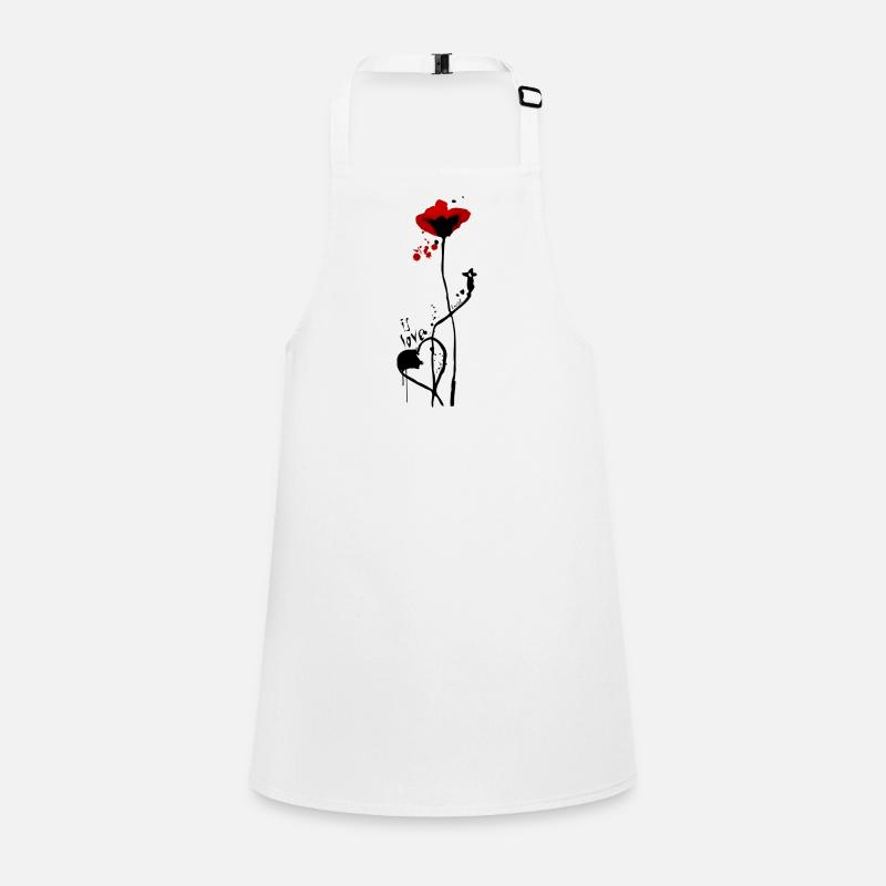 C’est l’amour.. avec design coquelicot Tablier Enfant
