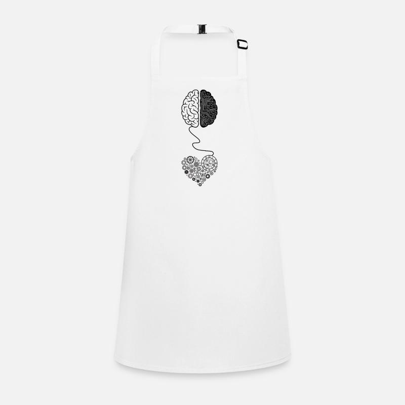 Biomechanical Brain Circuit Design Children's Apron