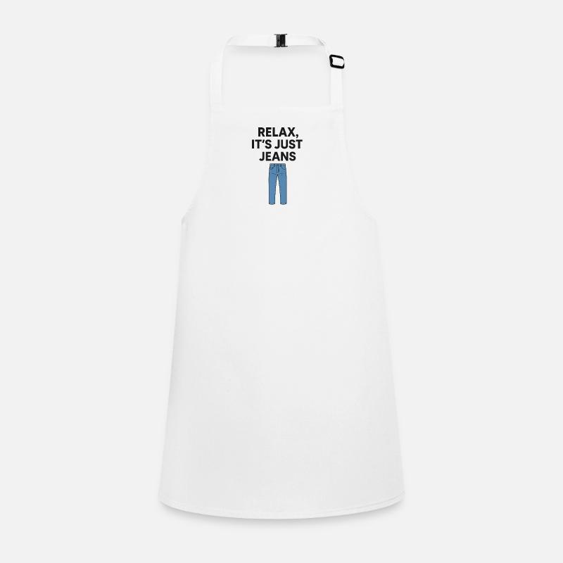 Relax It’s Just Jeans T-shirt graphique Tablier Enfant