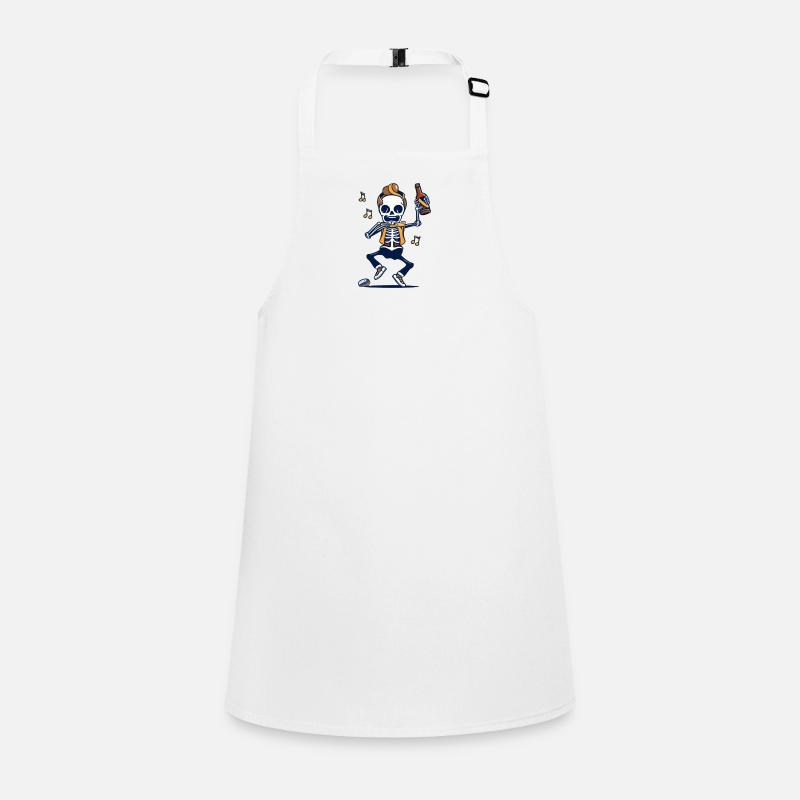 Skeleton Dance with Bottle Children's Apron