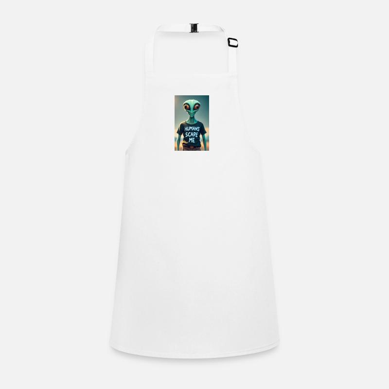 Alien - Humans scare me Children's Apron