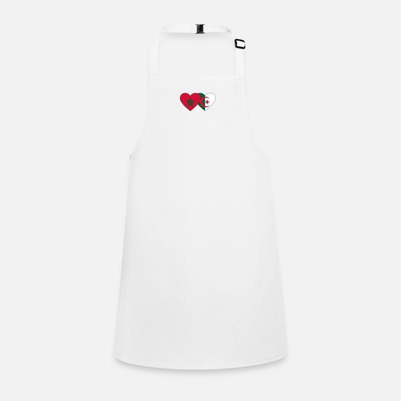 Maroc Algérie Drapeau Coeur Tablier Enfant