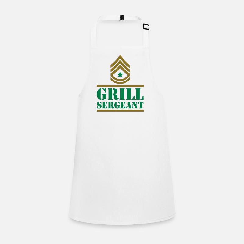 grillen grill sergeant Schürze für Kinder