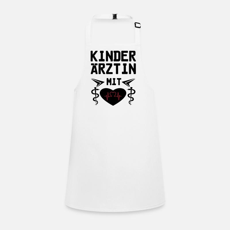 Kinderärztin mit Herz Geschenk Schürze für Kinder
