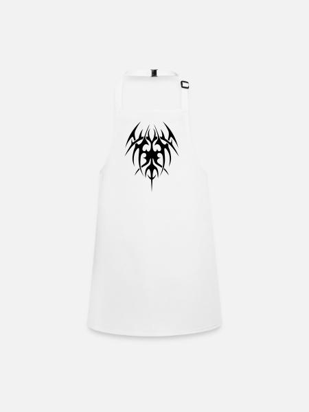 Tribal - Tablier Enfant - blanc - Devant
