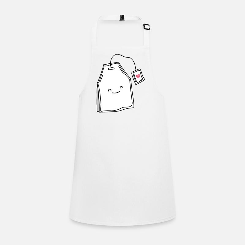 Teeliebhaber Tee Lächeln Schürze für Kinder