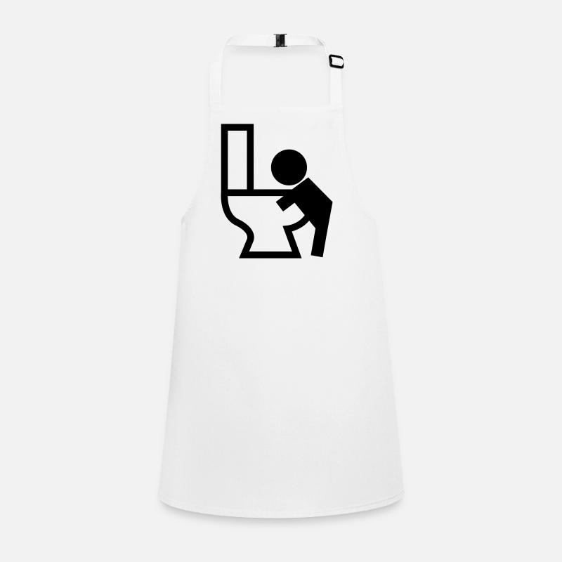 Vomiting Puck Sick Children's Apron