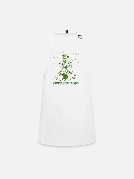 Bon jardinage - Tablier Enfant - blanc - Devant