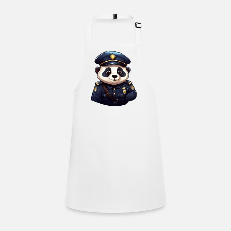 Panda Policeman Children's Apron