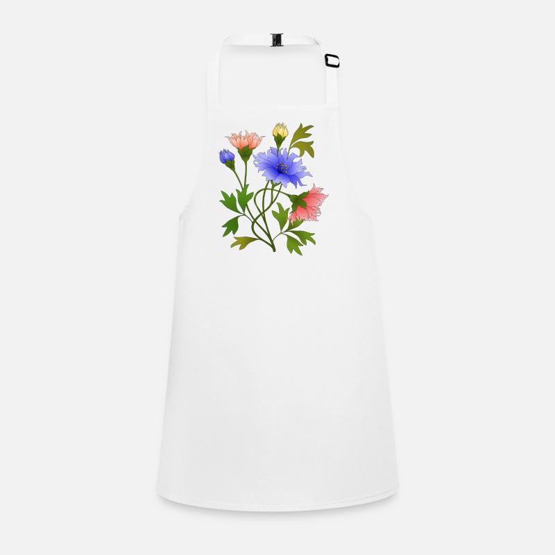 Fleur - Tablier Enfant - blanc