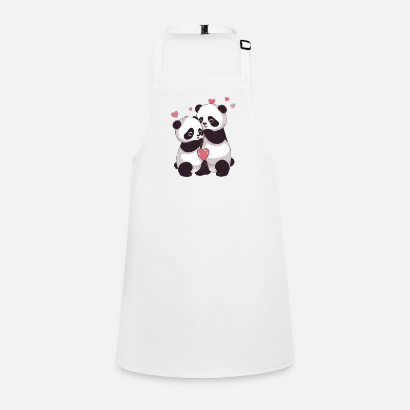 Je t’aime Panda Tablier Enfant