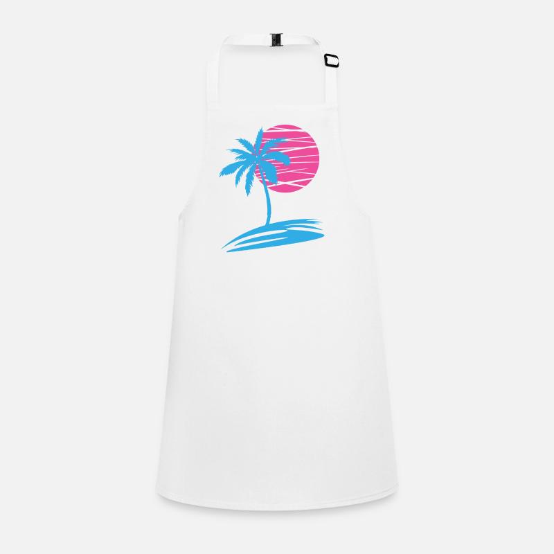 PALMIER D’ÉTÉ DEVANT LE SOLEIL Tablier Enfant