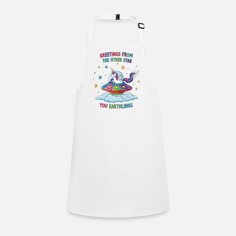 Licorne vue de l’espace Tablier Enfant