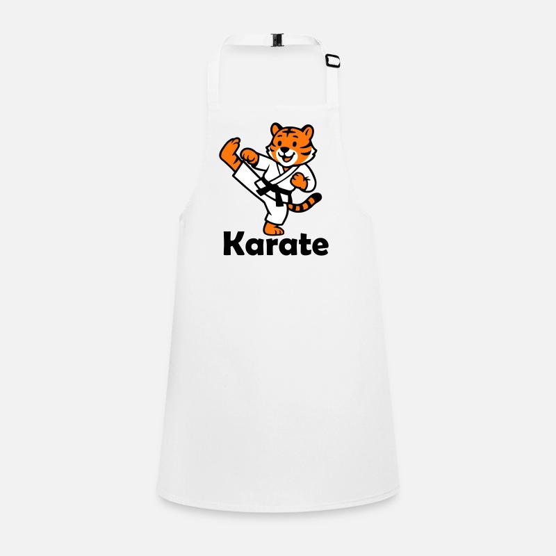 Karate Tiger Schürze für Kinder