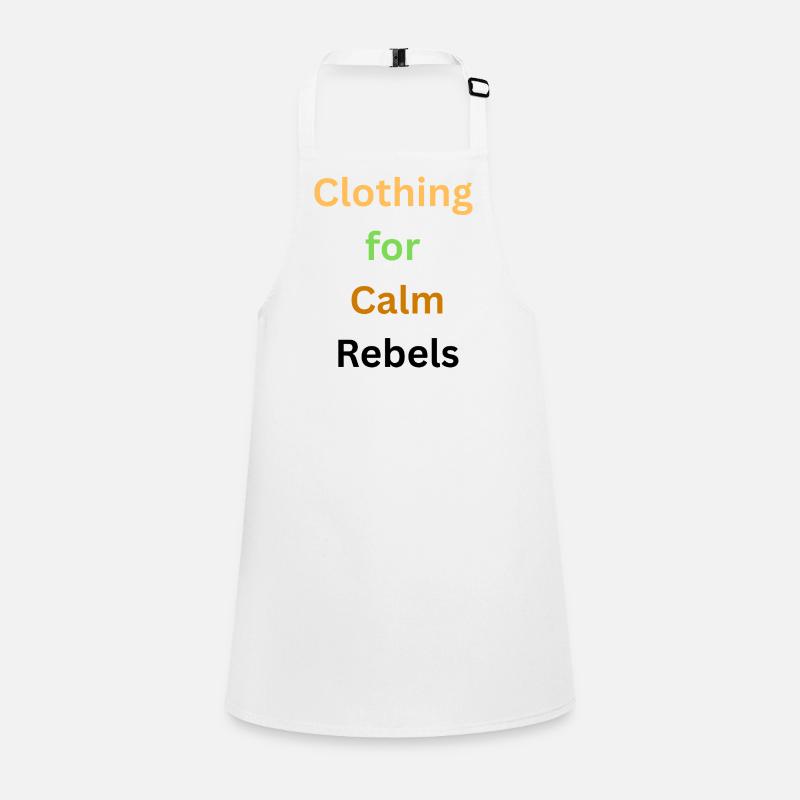 Calm Nature Inspired Typography Design Children's Apron