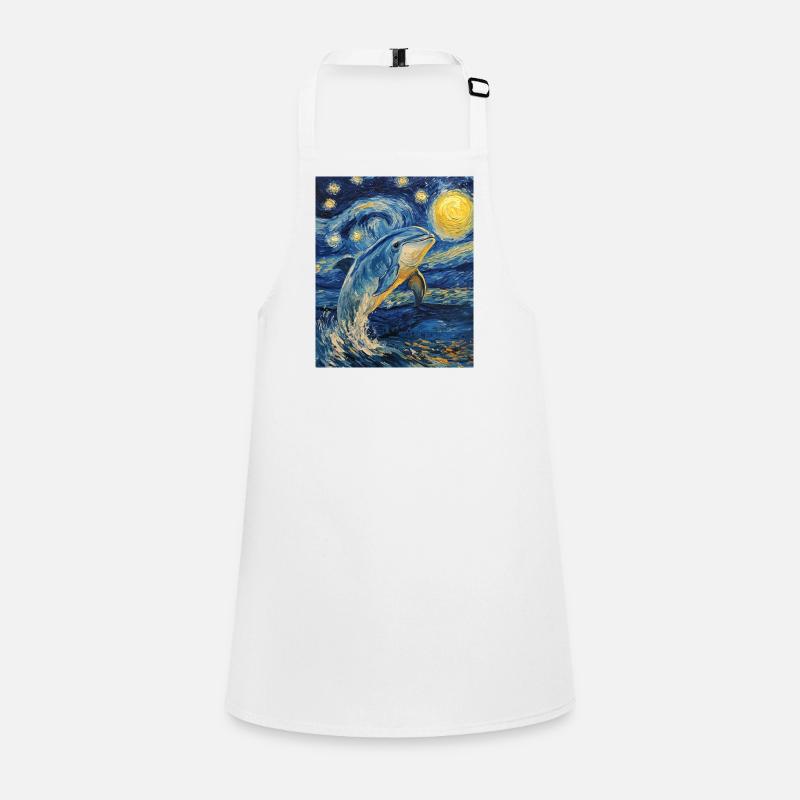 Delfin Style Van Gogh Étoilé Tablier Enfant