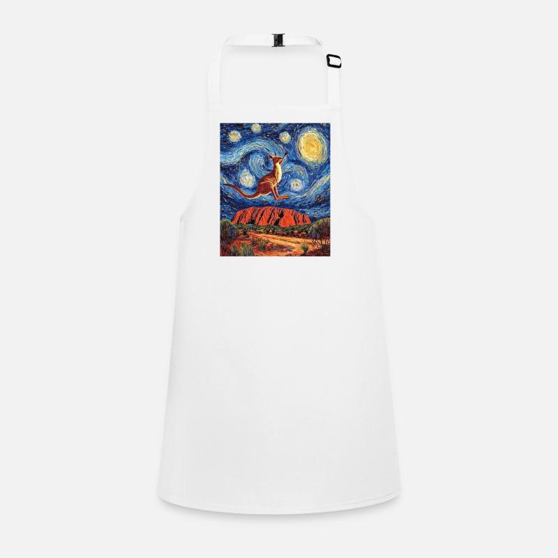 Kangeru Australia Van Gogh Style Starry Night Children's Apron