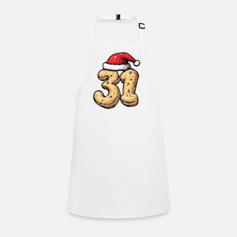 31 Numéro Biscuit Noël Tablier Enfant